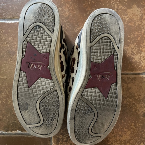 Ash leopard calf hair slip on sneakers, 38 - Picture 4 of 4